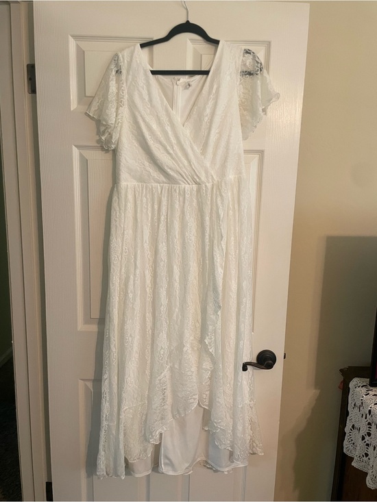 Ever Pretty Dresses & Skirts - V-Neck Short Sleeve Laced Dress